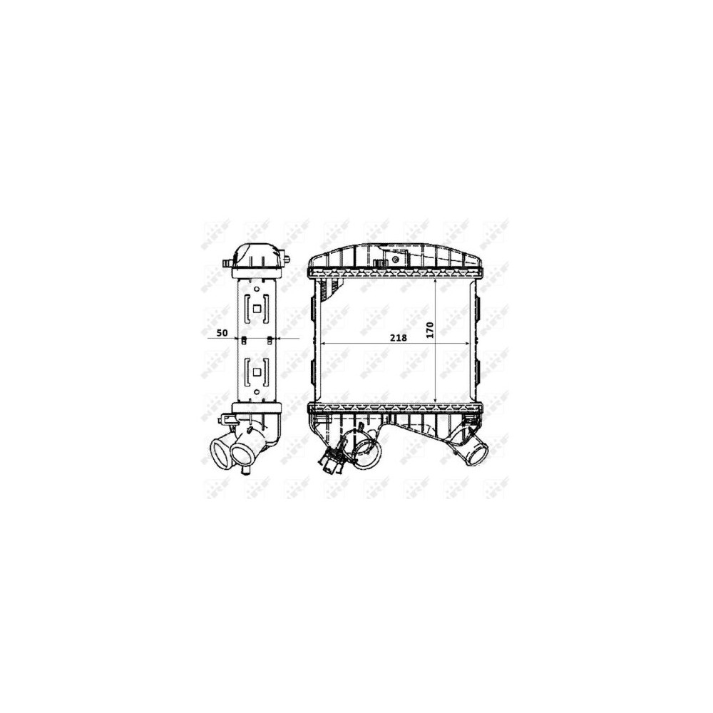 NRF Ladeluftkühler 30177