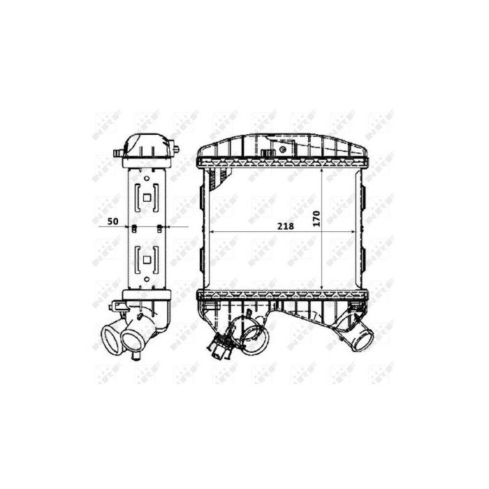 NRF Ladeluftkühler 30177