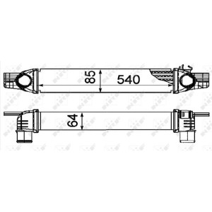 NRF Ladeluftkühler 30254