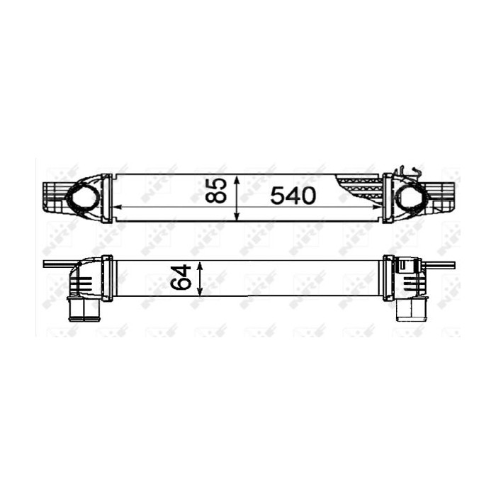 NRF Ladeluftkühler 30254
