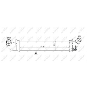 NRF Ladeluftkühler 30380