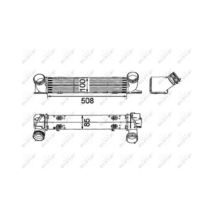 NRF Ladeluftkühler 30797
