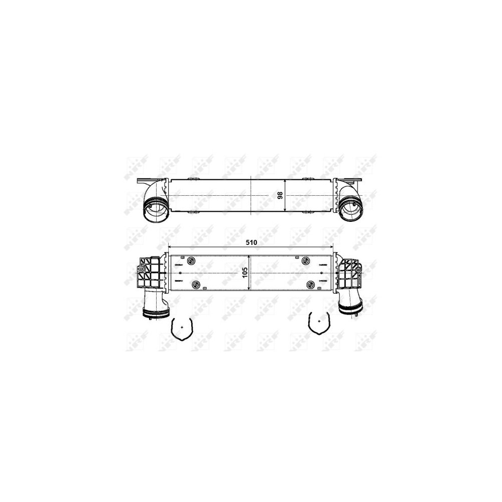 NRF Ladeluftkühler 30907A
