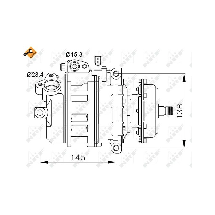 NRF EASY FIT Kompressor, Klimaanlage 32148
