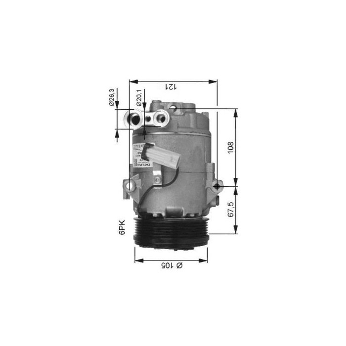 NRF Kompressor, Klimaanlage 32480G