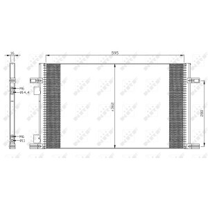 NRF EASY FIT Kondensator, Klimaanlage 35298