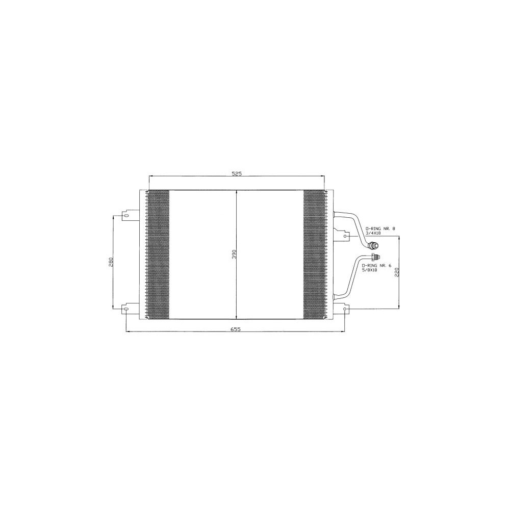 NRF Kondensator, Klimaanlage 35312