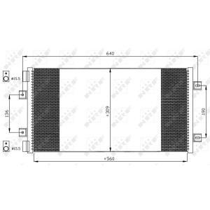 NRF EASY FIT Kondensator, Klimaanlage 35492