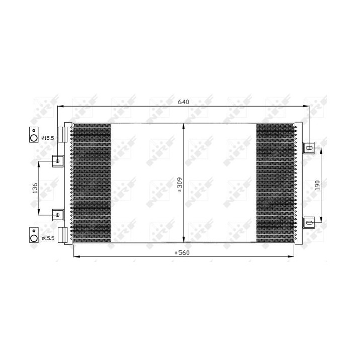 NRF EASY FIT Kondensator, Klimaanlage 35492