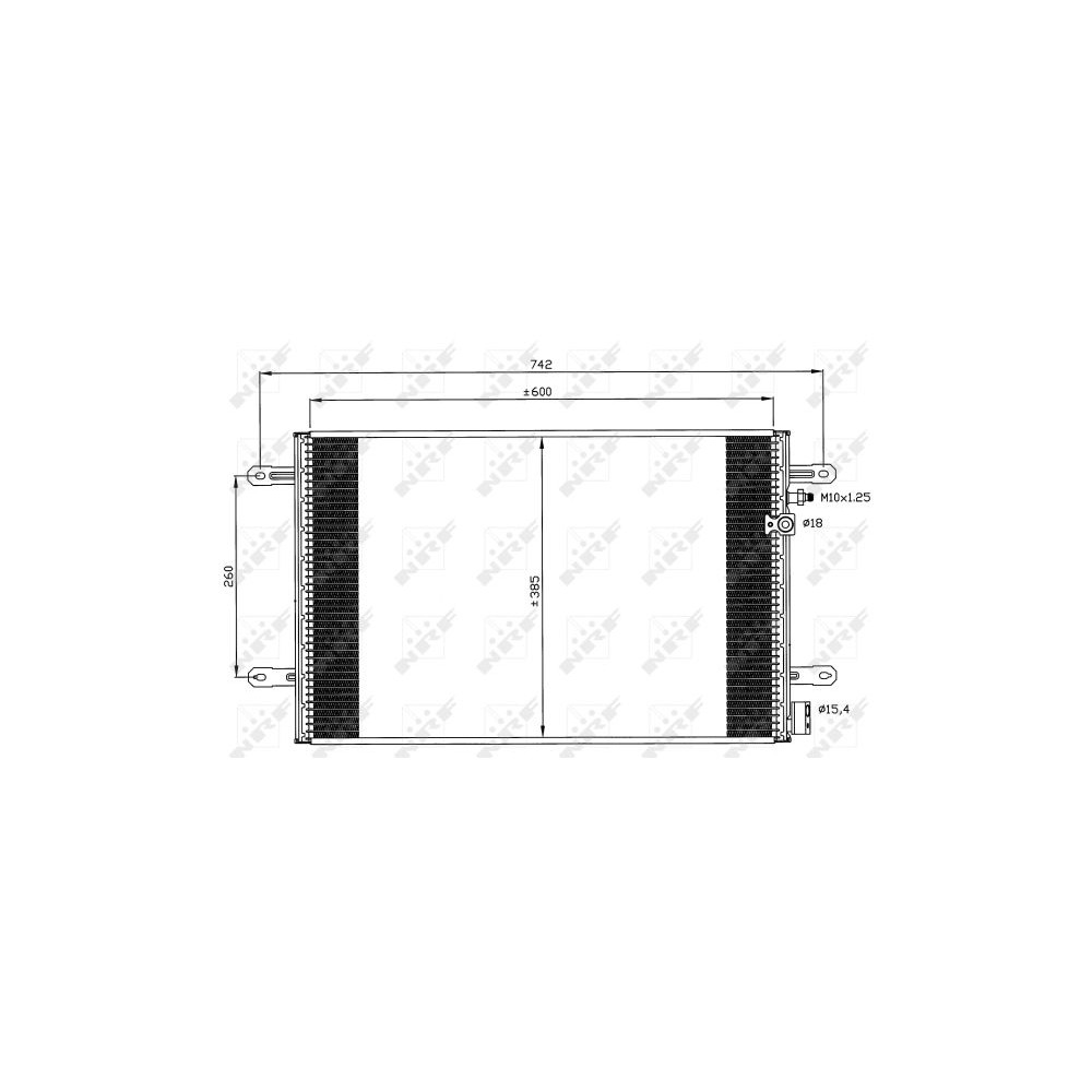 NRF EASY FIT Kondensator, Klimaanlage 35605