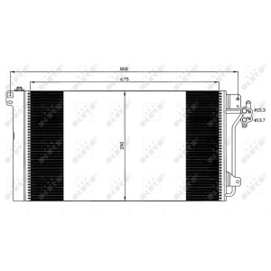 NRF EASY FIT Kondensator, Klimaanlage 35622