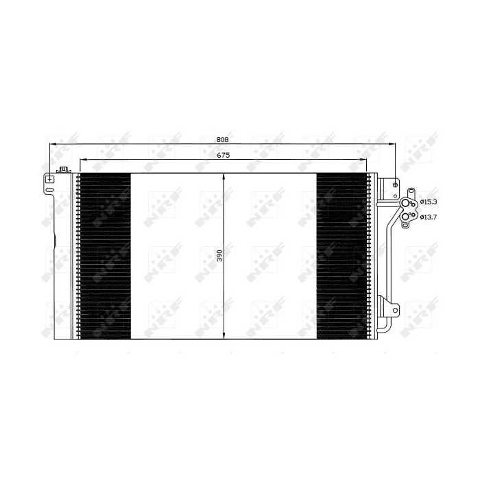 NRF EASY FIT Kondensator, Klimaanlage 35622