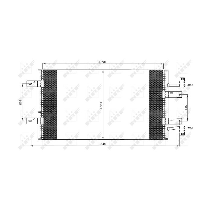 NRF Kondensator, Klimaanlage 35900