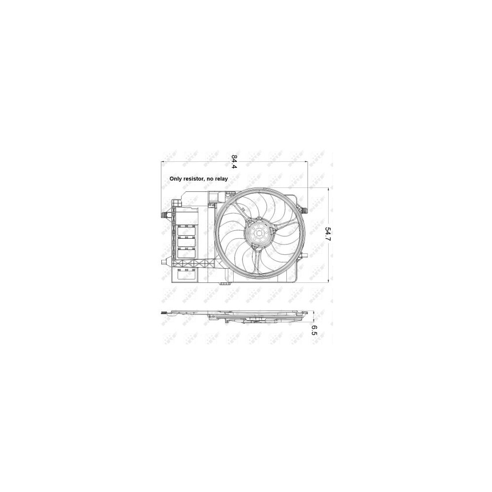 NRF Lüfter, Motorkühlung 47301