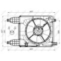 NRF Lüfter, Motorkühlung 47537