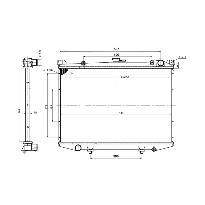 NRF Kühler, Motorkühlung 503492