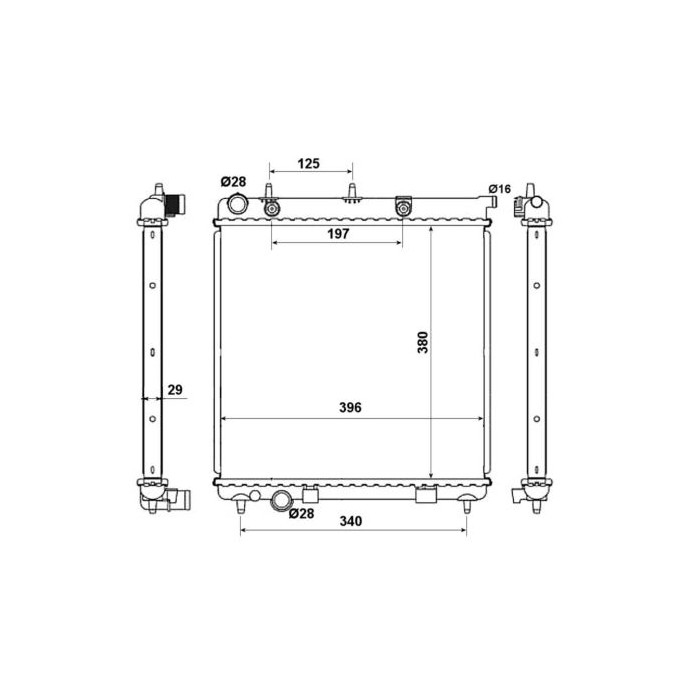 NRF EASY FIT Kühler, Motorkühlung 50467