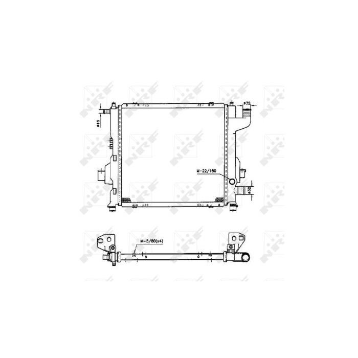 NRF EASY FIT Kühler, Motorkühlung 50569