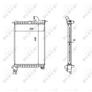 NRF EASY FIT Kühler, Motorkühlung 507527