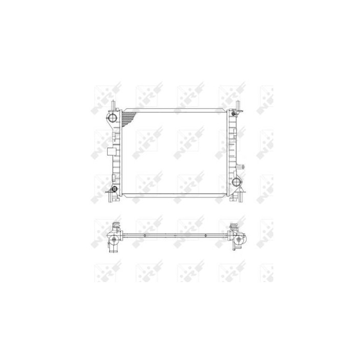 NRF EASY FIT Kühler, Motorkühlung 509614