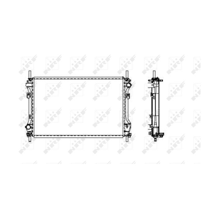 NRF EASY FIT Kühler, Motorkühlung 509696