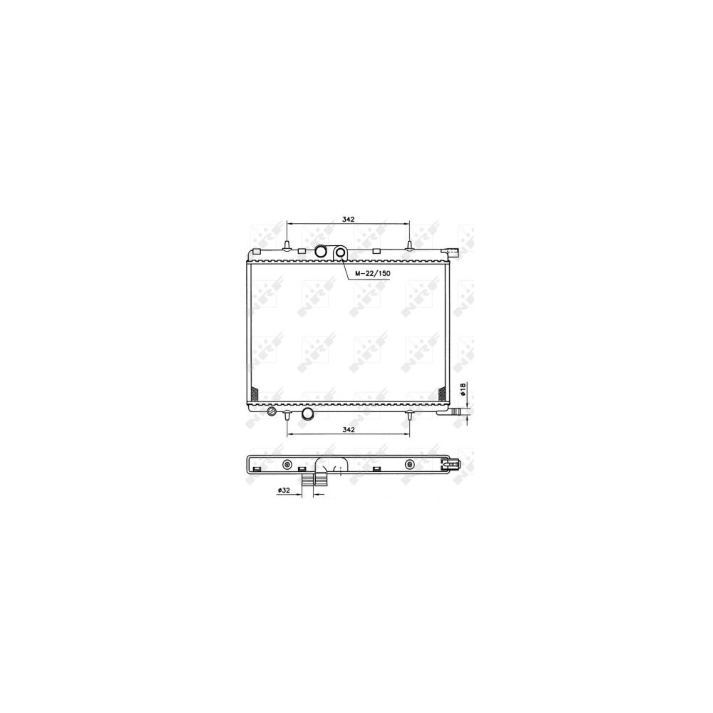 NRF EASY FIT Kühler, Motorkühlung 519525