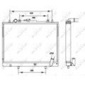 NRF Kühler, Motorkühlung 52233