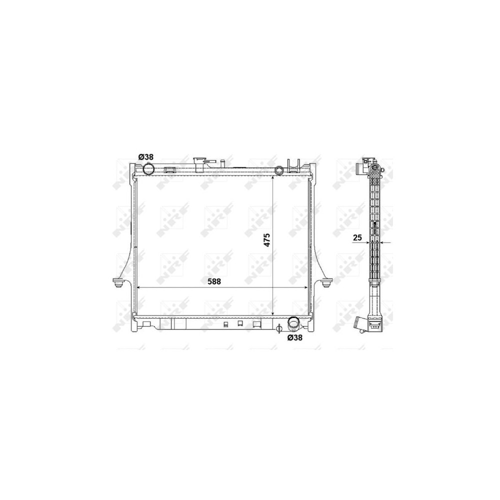 NRF Kühler, Antriebsbatterie 53055