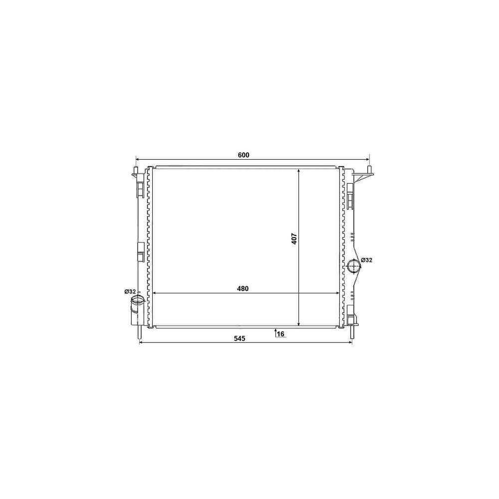 NRF Kühler, Motorkühlung 53069
