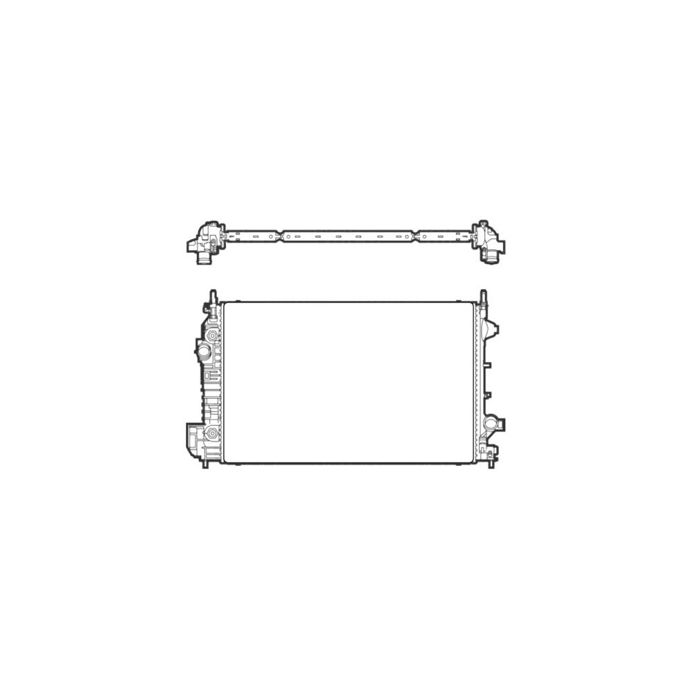 NRF Kühler, Motorkühlung 53134