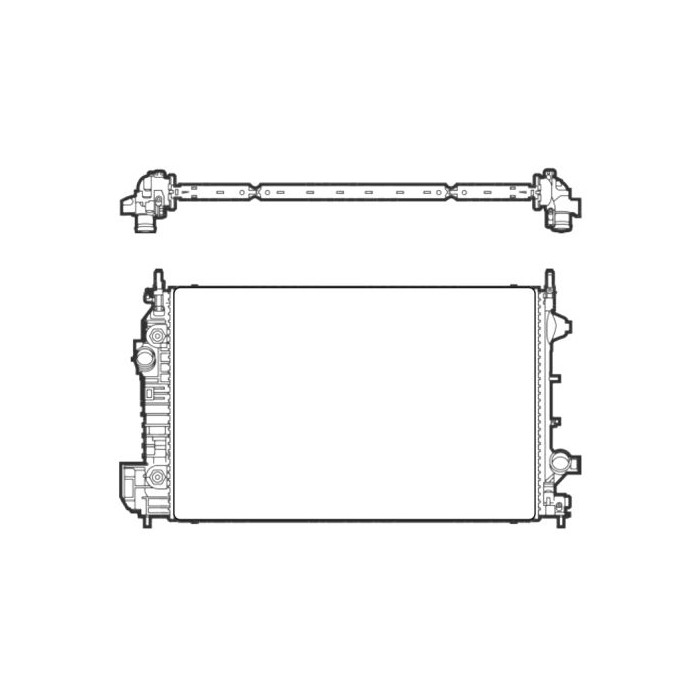 NRF Kühler, Motorkühlung 53134