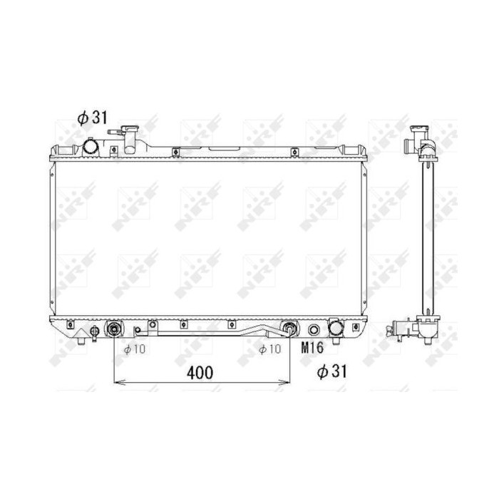 NRF Kühler, Motorkühlung 53288
