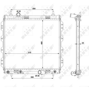 NRF EASY FIT Kühler, Motorkühlung 53337