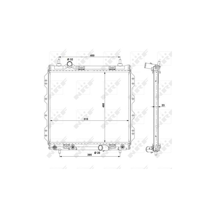 NRF EASY FIT Kühler, Motorkühlung 53337