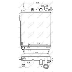 NRF Kühler, Motorkühlung 53359
