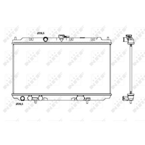 NRF Kühler, Motorkühlung 53387