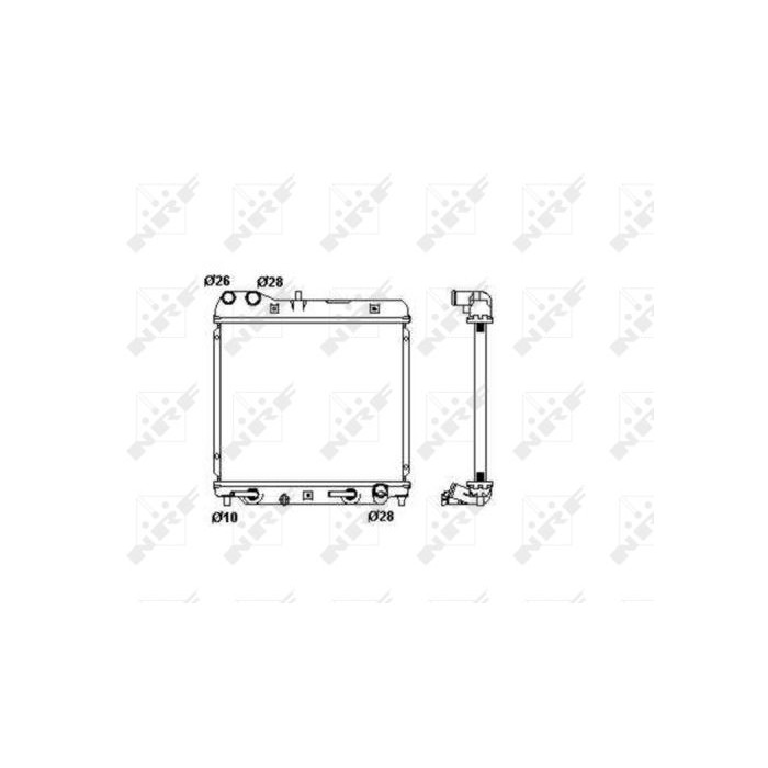 NRF Kühler, Motorkühlung 53408