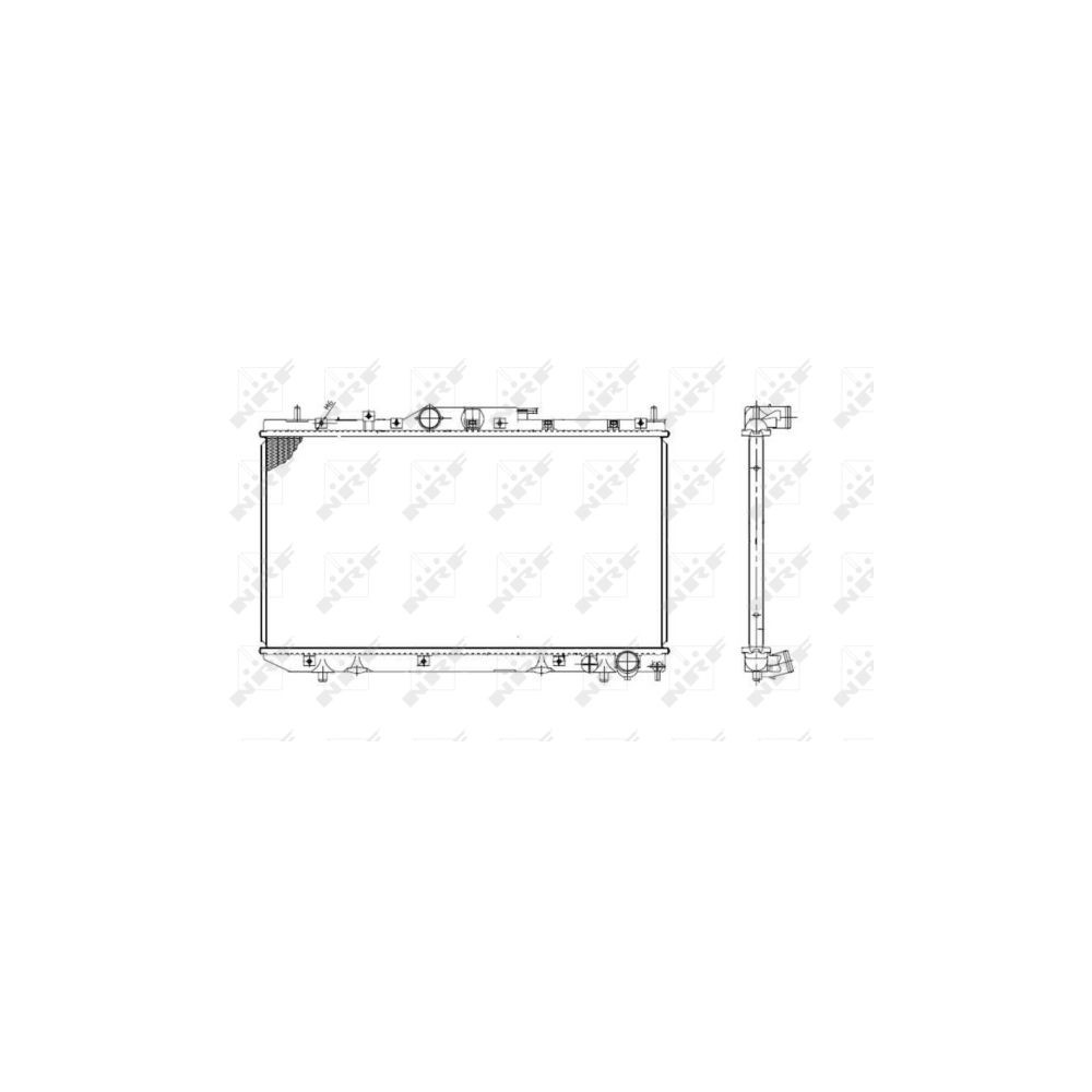 NRF Kühler, Motorkühlung 53420