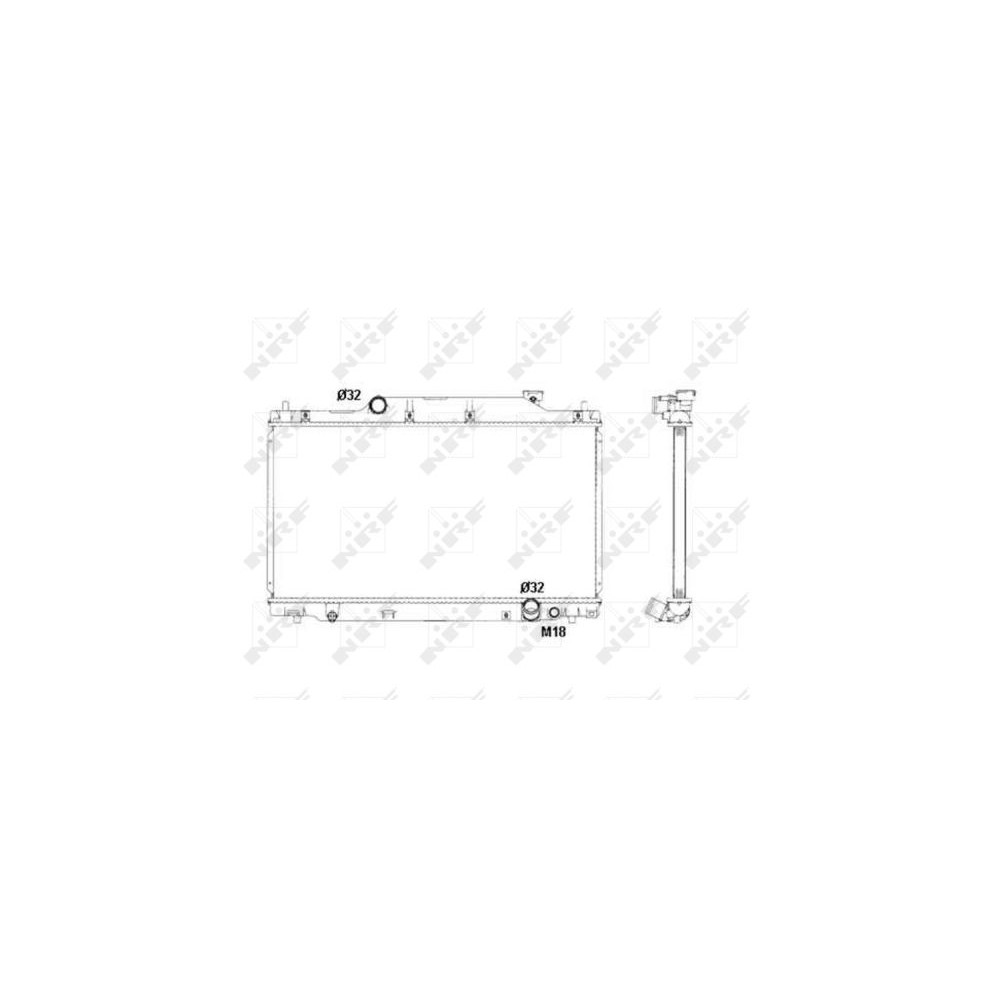 NRF Kühler, Motorkühlung 53439