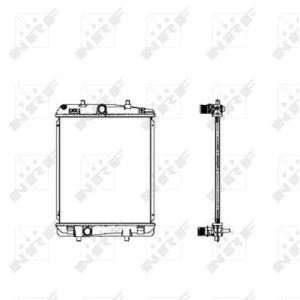 NRF Kühler, Motorkühlung 53460