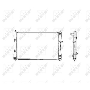 NRF Kühler, Motorkühlung 53463