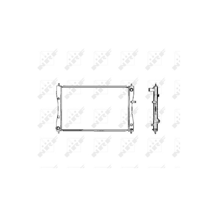 NRF Kühler, Motorkühlung 53463
