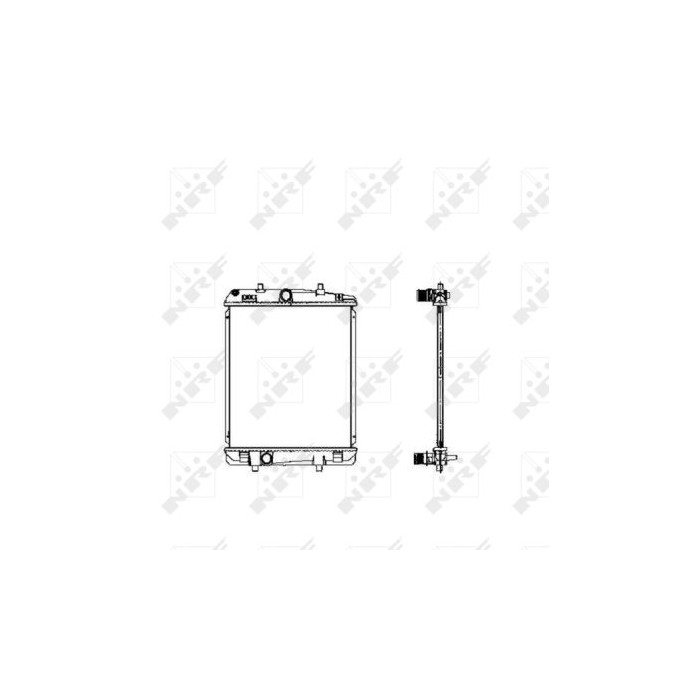 NRF Kühler, Motorkühlung 53460