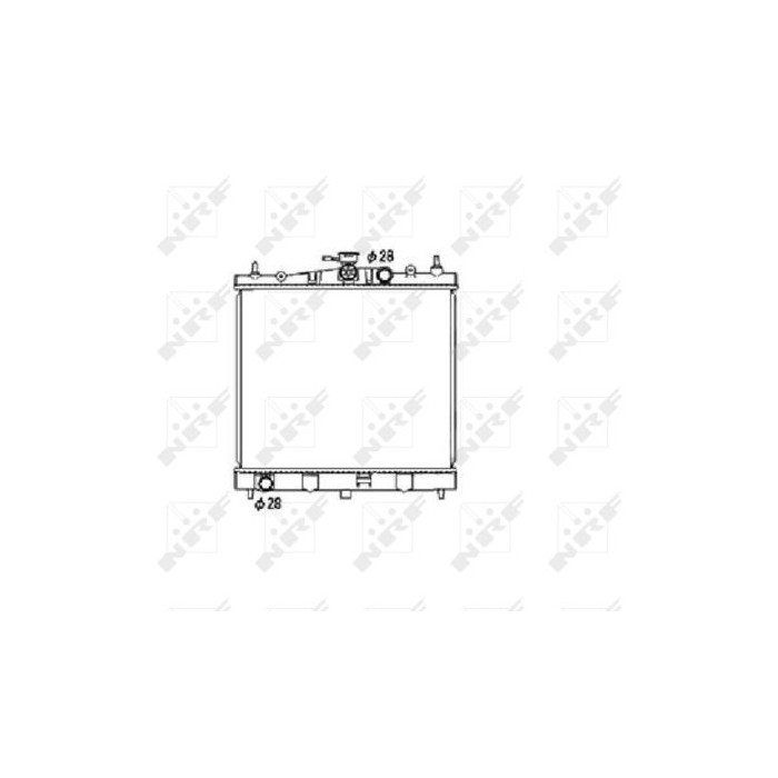 NRF EASY FIT Kühler, Antriebsbatterie 53476