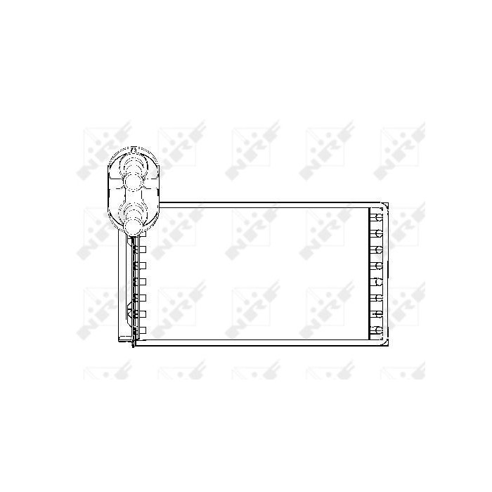 NRF Wärmetauscher, Innenraumheizung 53550