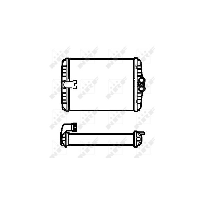 NRF Wärmetauscher, Innenraumheizung 53552