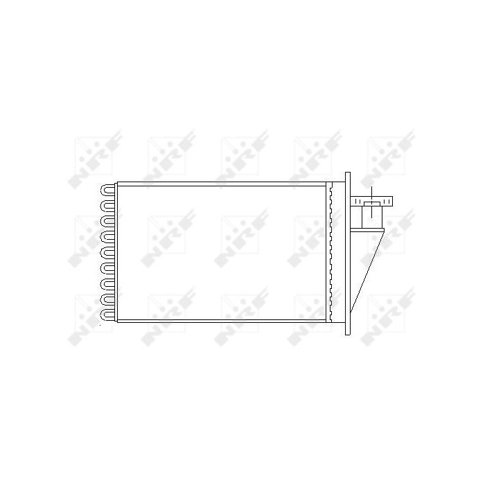 NRF Wärmetauscher, Innenraumheizung 53565