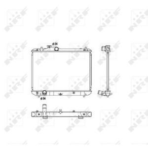 NRF EASY FIT Kühler, Motorkühlung 53582