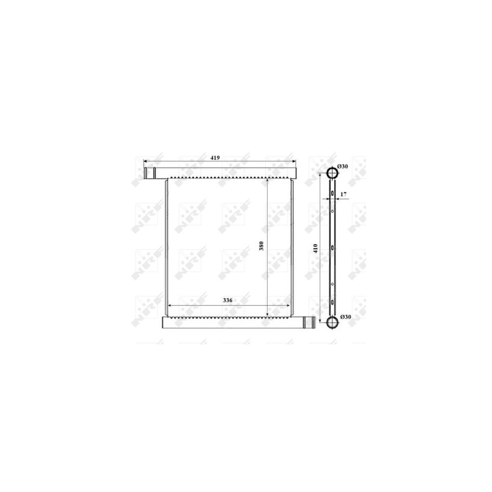 NRF EASY FIT Kühler, Motorkühlung 53598