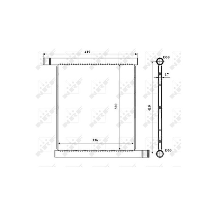 NRF EASY FIT Kühler, Motorkühlung 53598
